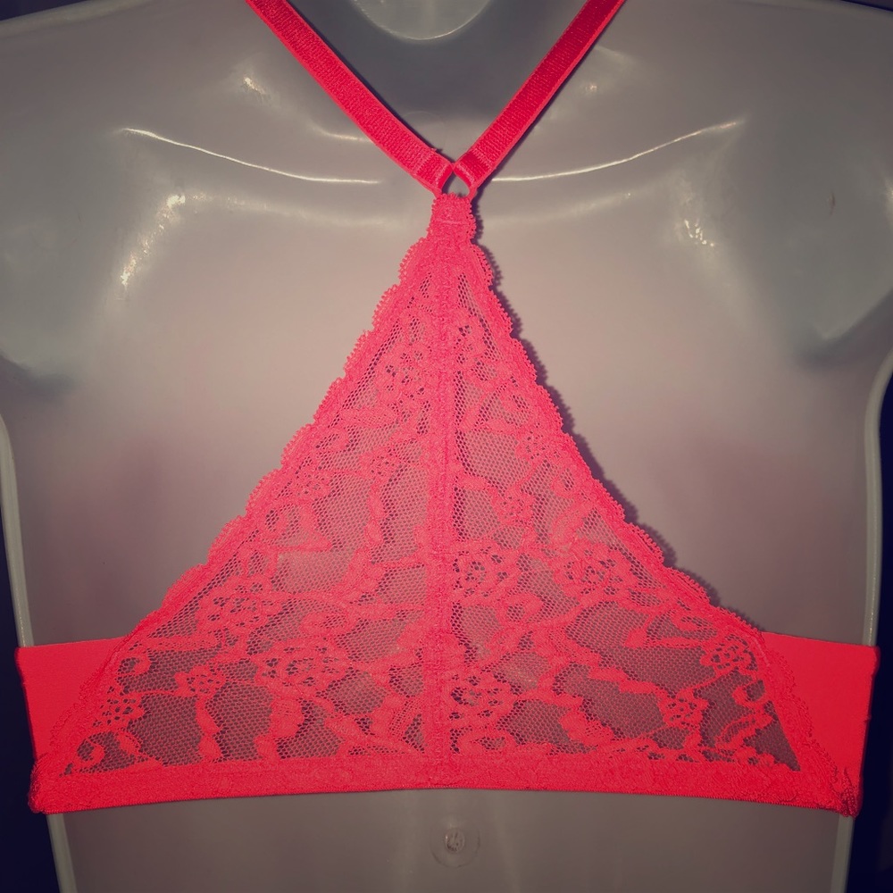 Pink by VS front snap bra with sexy back